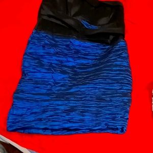 Strapless formal mini dress